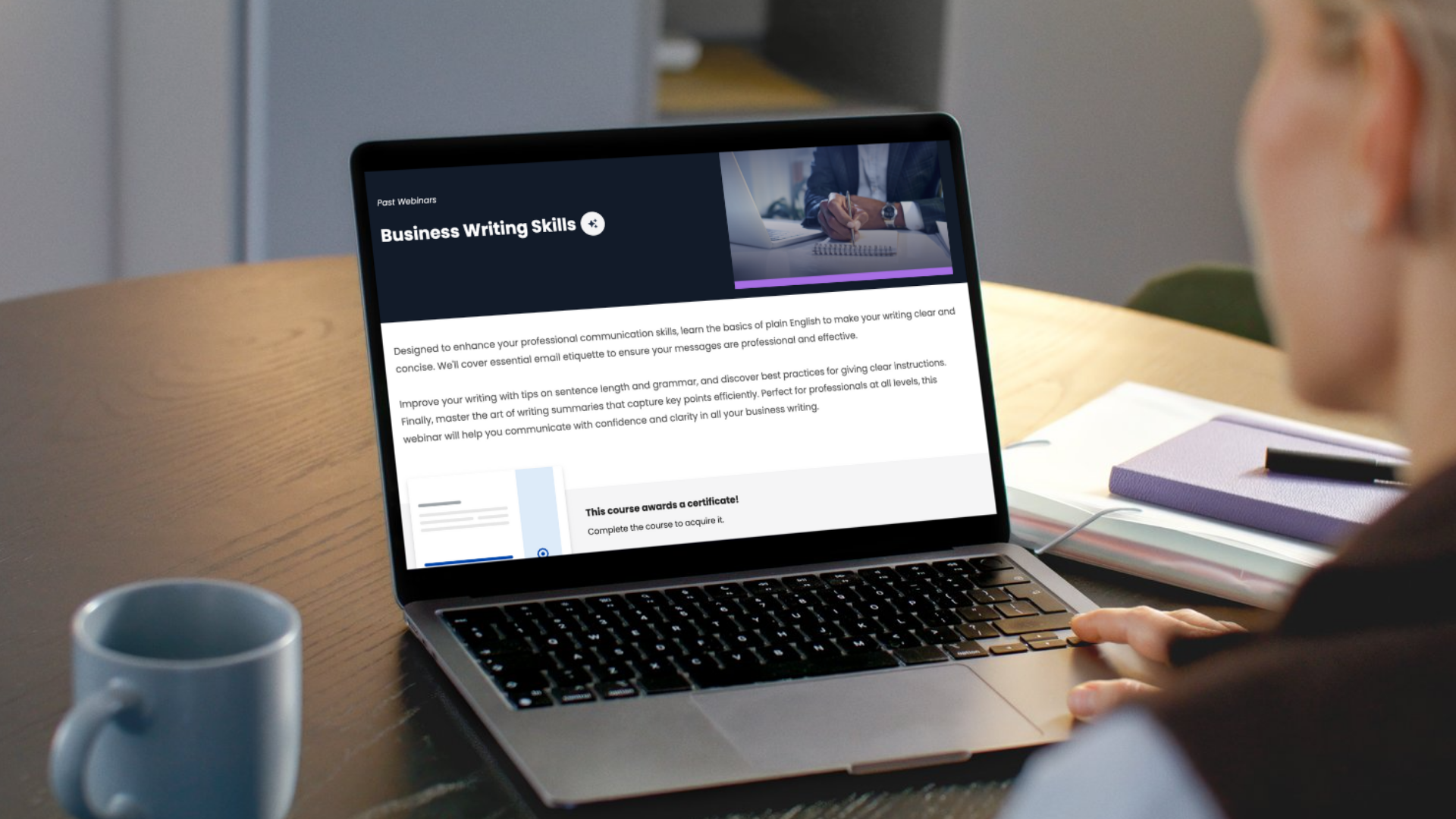 Smiling learner portrait